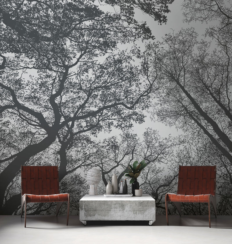 Modern nomadic style living room interior background, wall mocku
