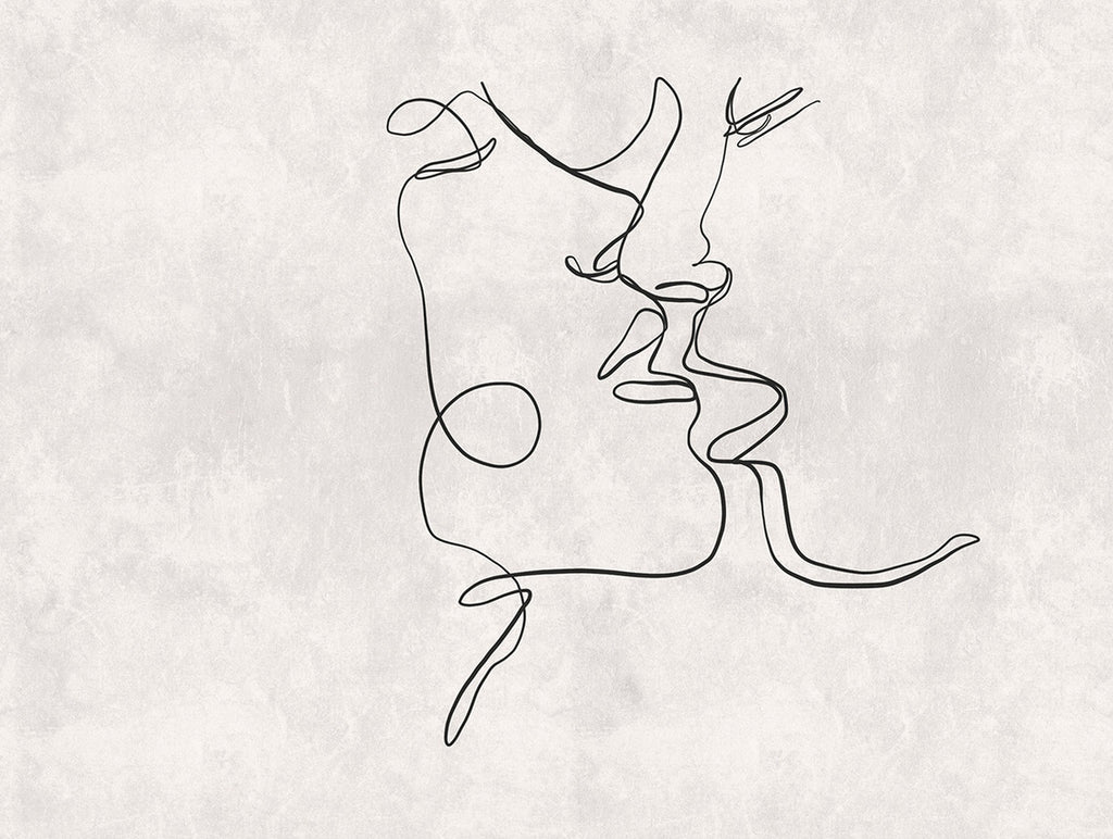 carta-da-parati-bacio-the-wall-kiss