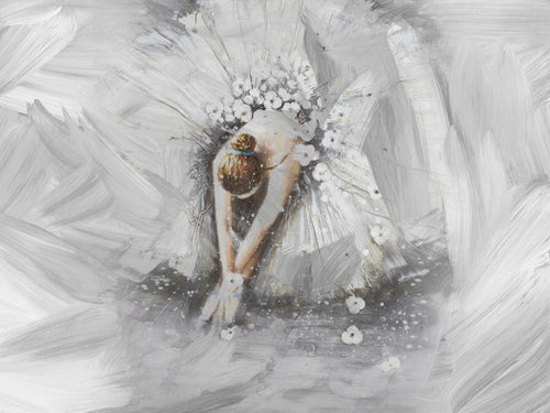 carta da parati ballerina ambientata in soggiorno