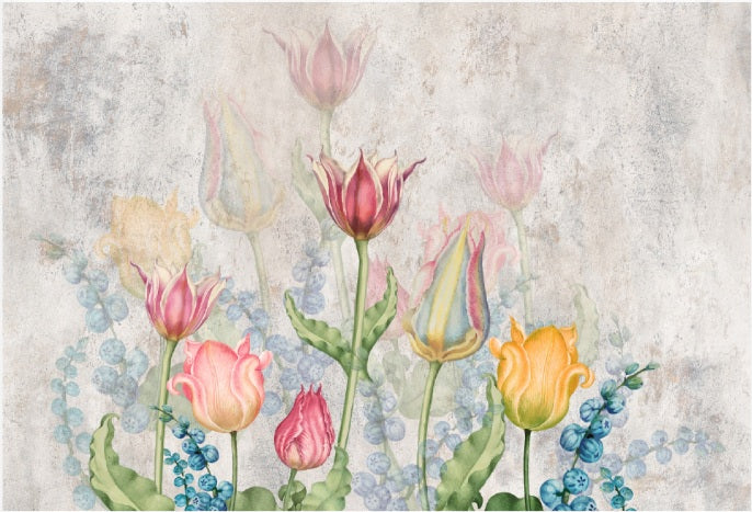 carta da parati bouquet di fiori eleganti