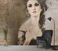 carta-da-parati-donna-elegante-ambientata in una sala d'attesa
