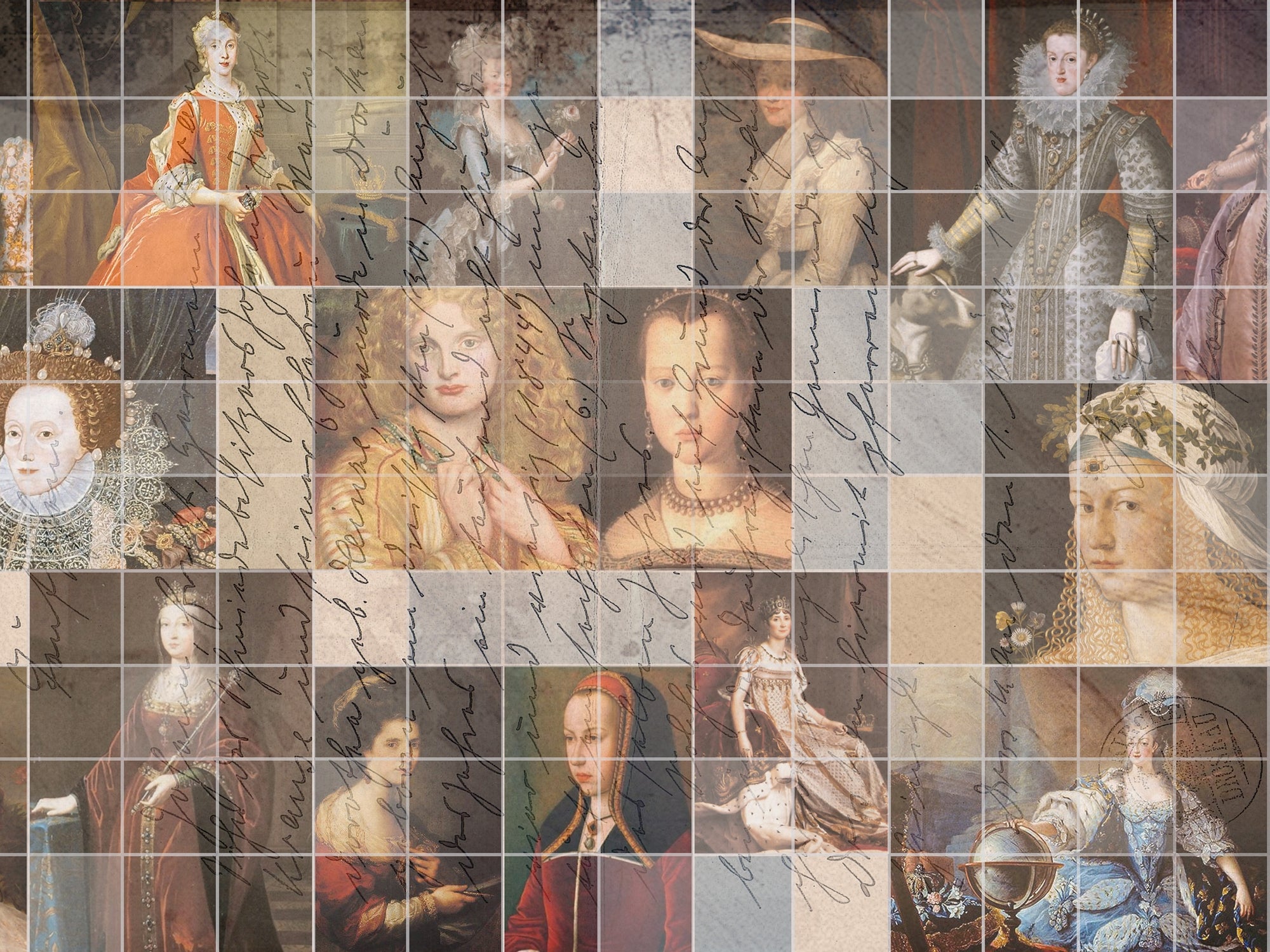 carta da parati donne famose nella sua interezza