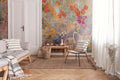 carta-da-parati-fiori-astratti-the-wall-silouette-ambientata