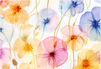 carta da parati fiori luminosi