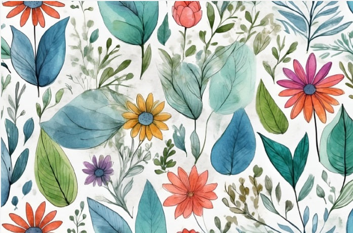 carta da parati fiori lussuosi