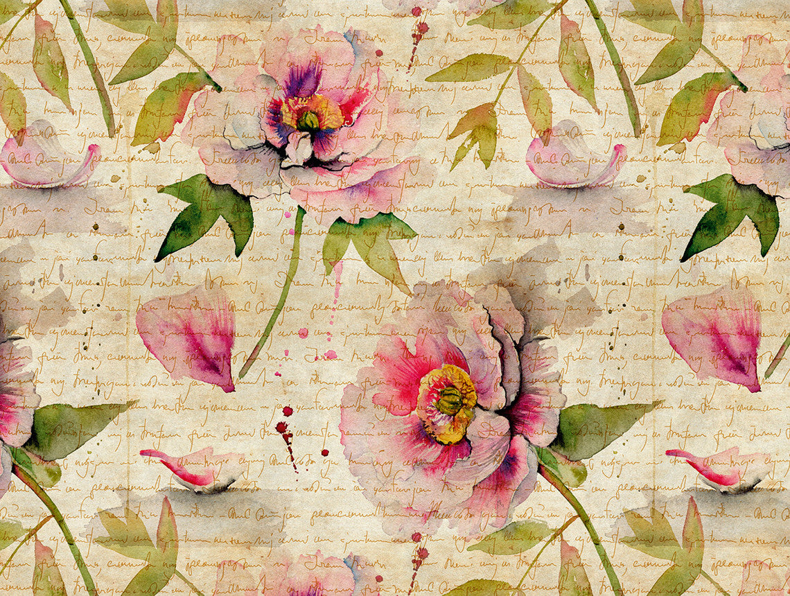 carta-da-parati-fiori-romantici-the-wall-romantica