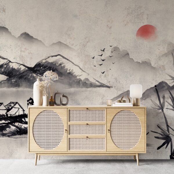 carta da parati giapponese ambientata