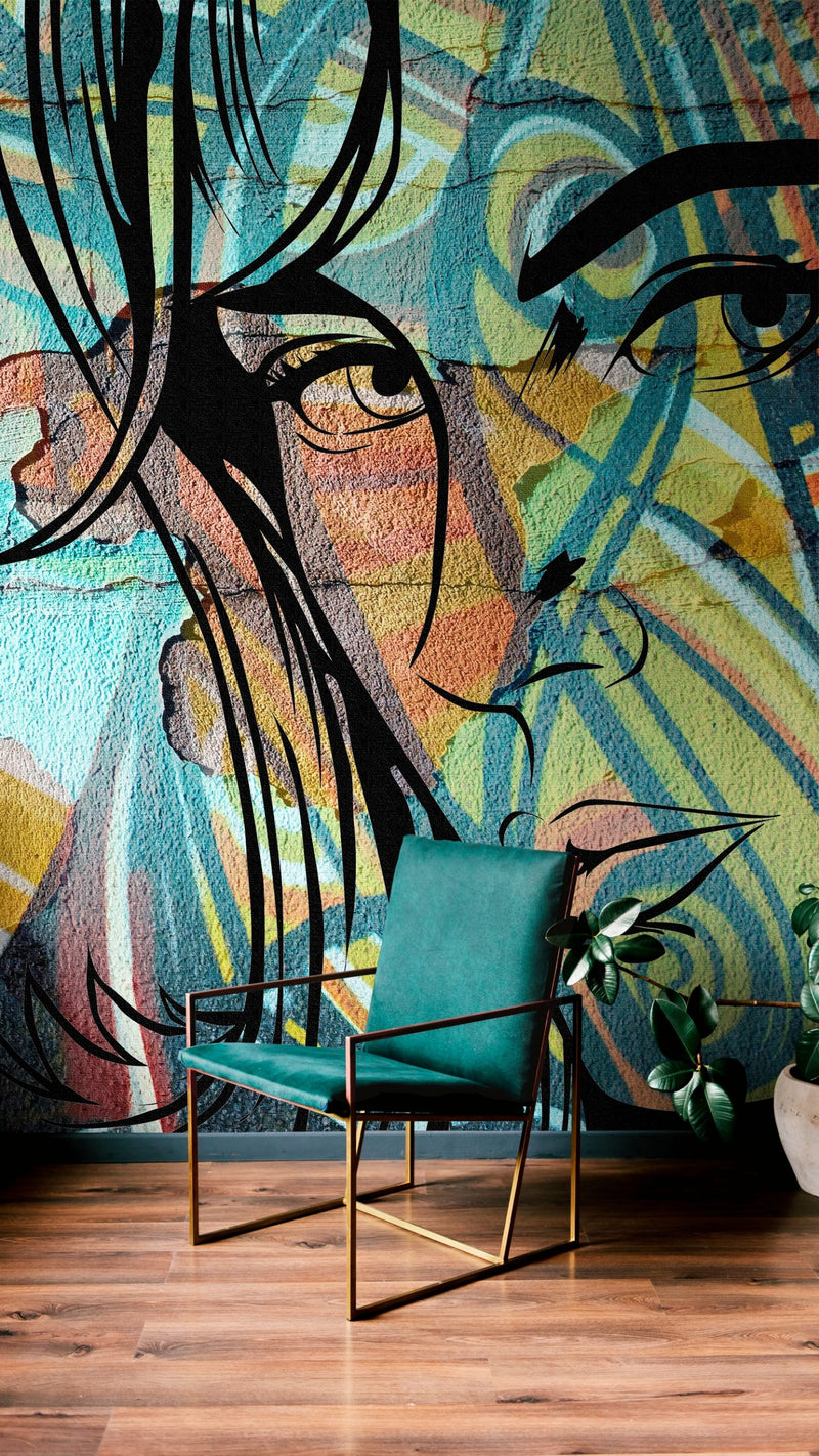 carta-da-parati-graffiti-donna-meraviglia-woman-graffiti-ambientata