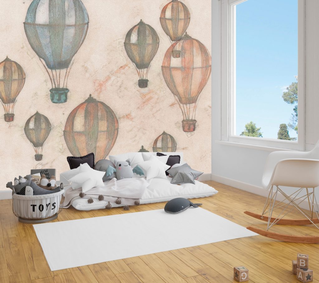 carta-da-parati-mongolfiere-meraviglia-air-balloon-ambientata