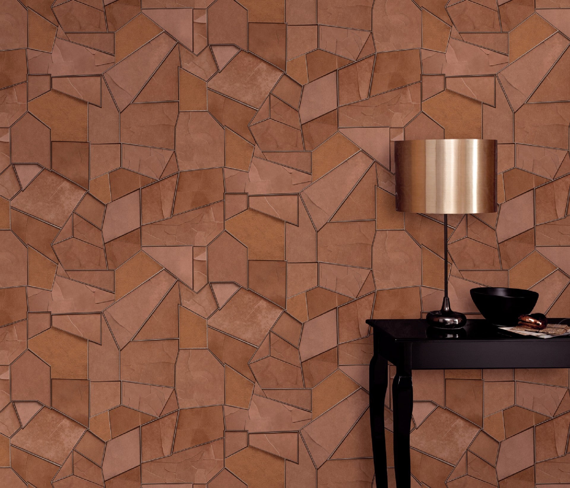 carta-da-parati-mosaico-mattone-argento-ambientata