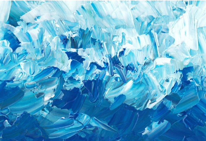 carta da parati pennellate blu