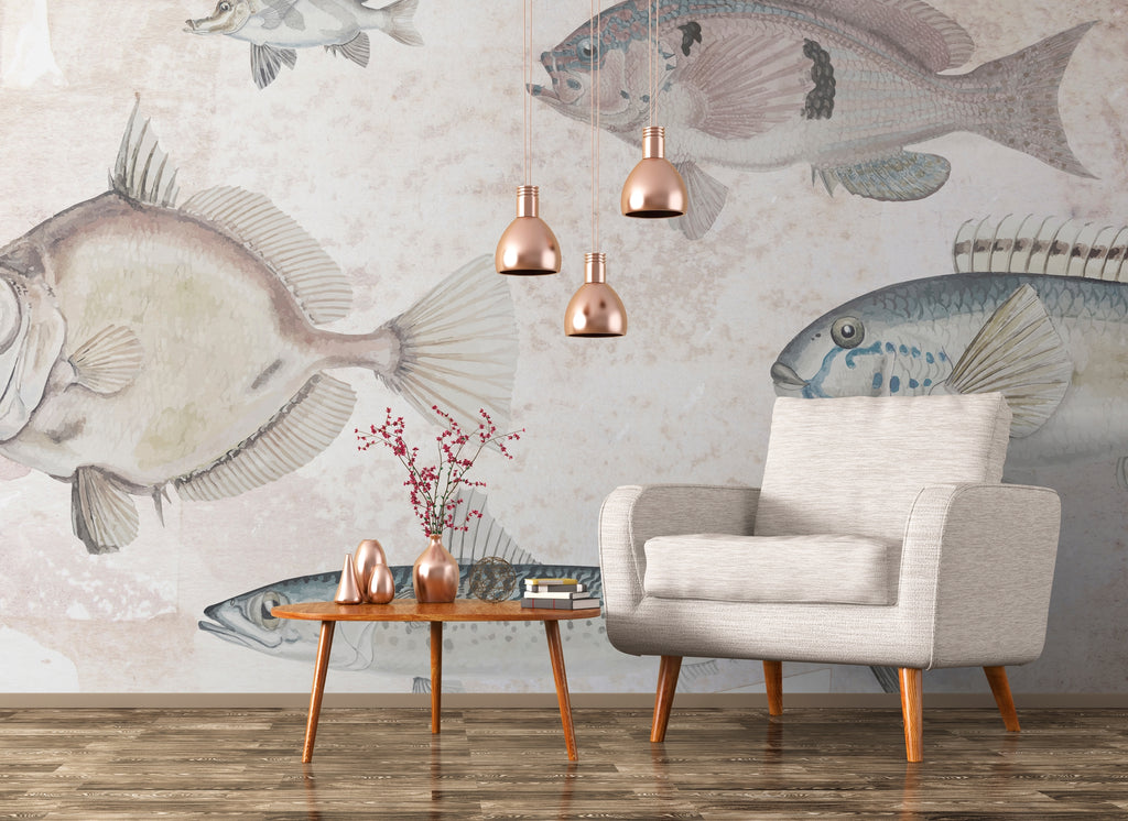 carta-da-parati-pesci-giganti-meraviglia-among-the-fish-ambientata