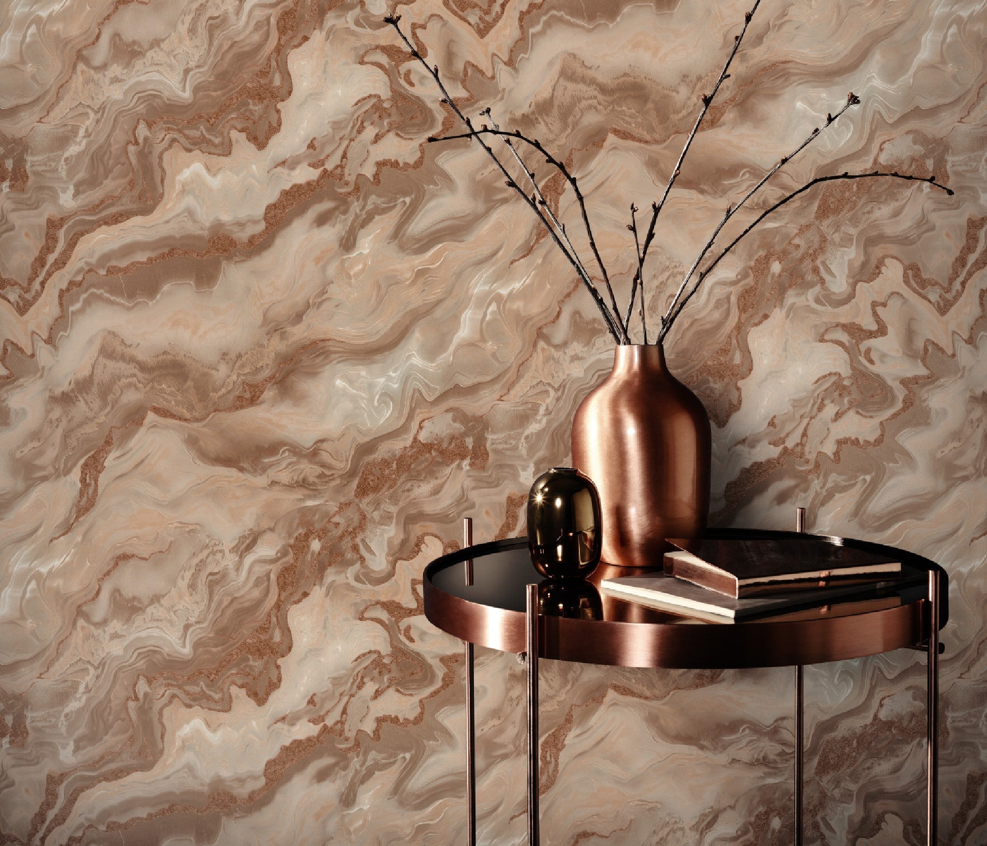 carta-da-parati-pietra-rosso-rame-ambientata