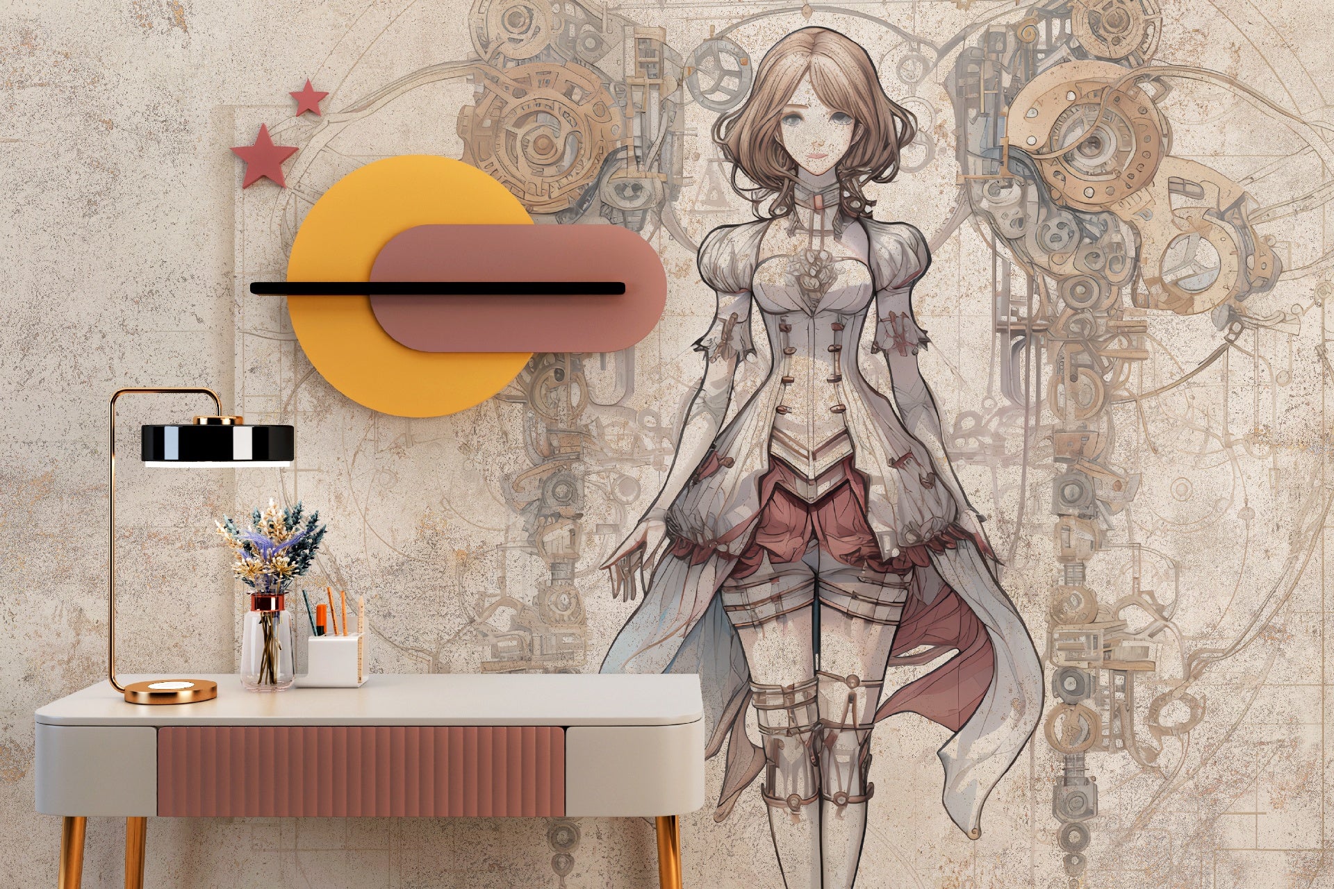 Carta da parati ragazza