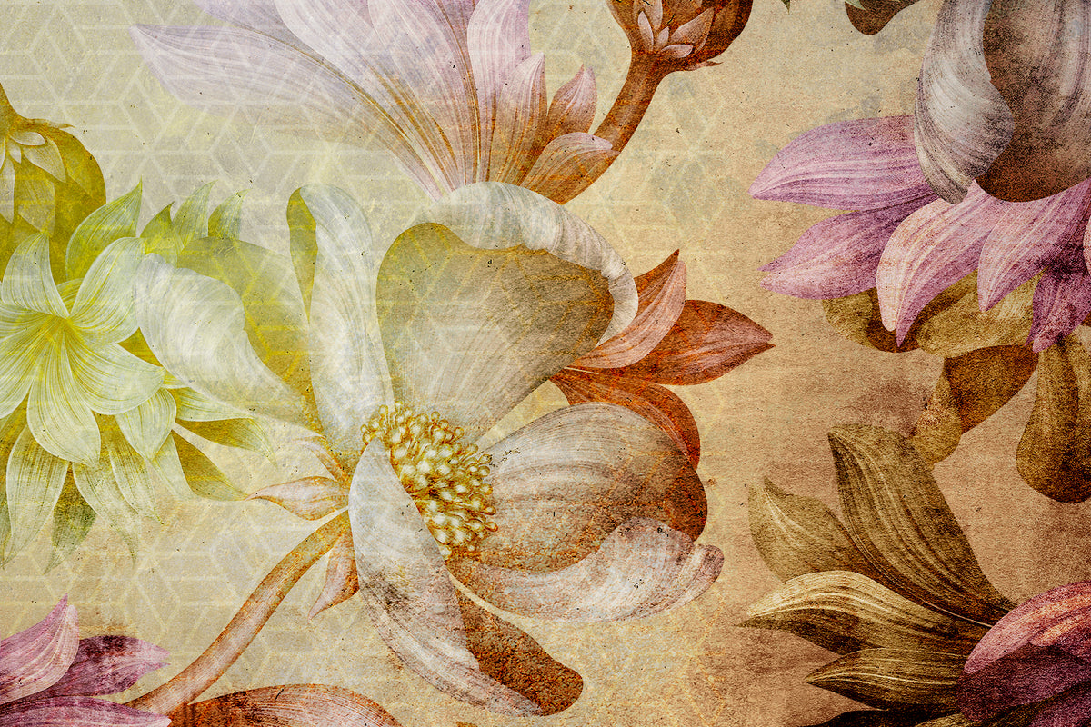 Carta da parati fiori grandi