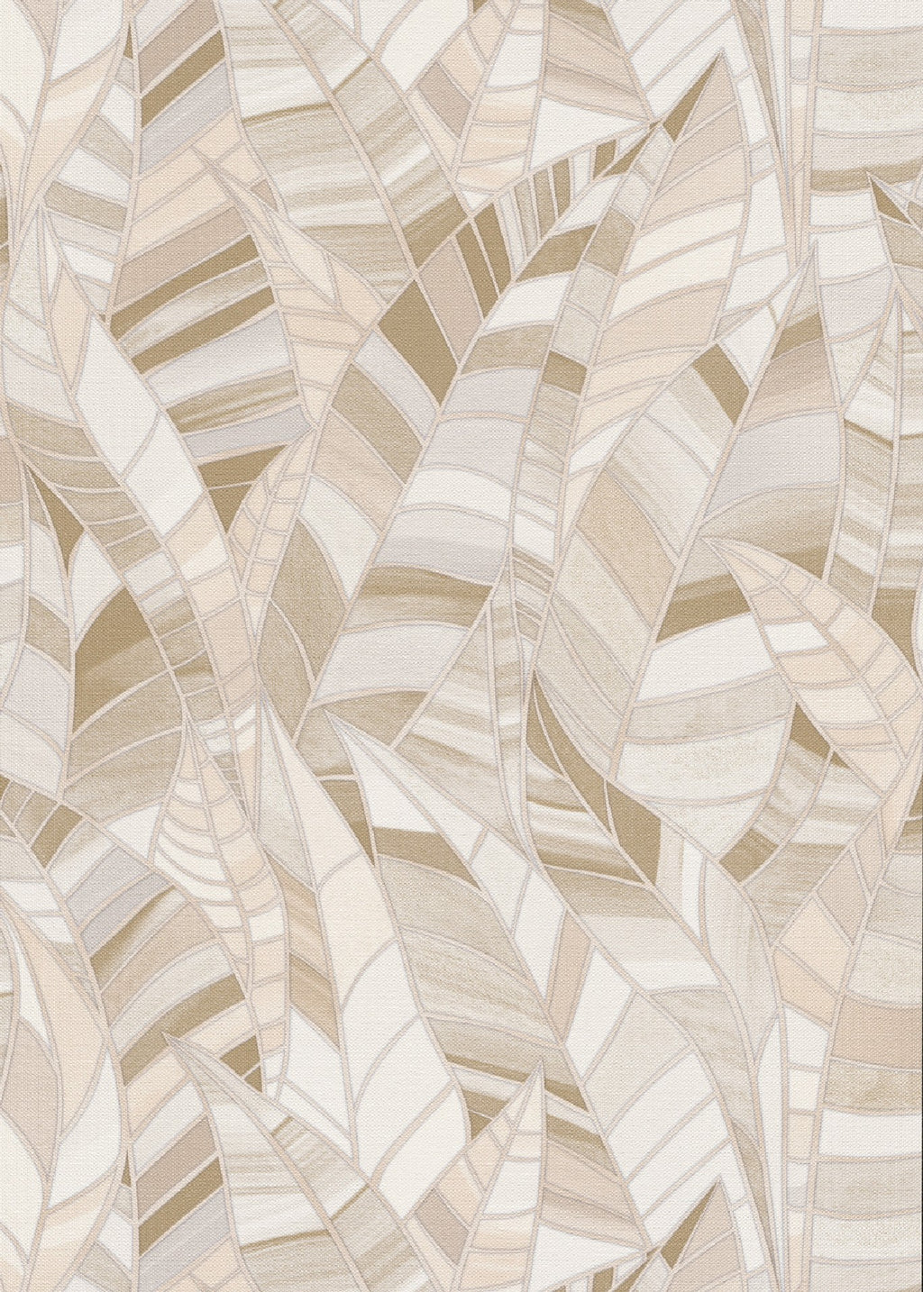 carta-da-parati-foglie-geometriche-beige